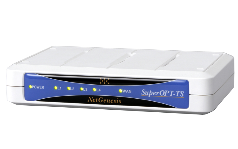 トラフィック制御対応 カスタマイズルーター NetGenesis SuperOPT-TS