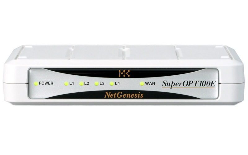 Net Genesis Super OPT 100E MR-OPT100E マイクロ総合研究所 ブロードバンドルータ