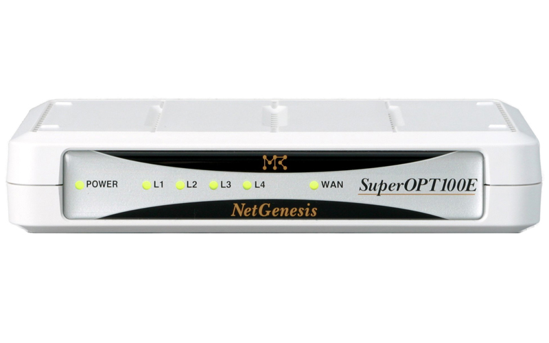 Net Genesis Super OPT 100E MR-OPT100E マイクロ総合研究所 ブロードバンドルータ 